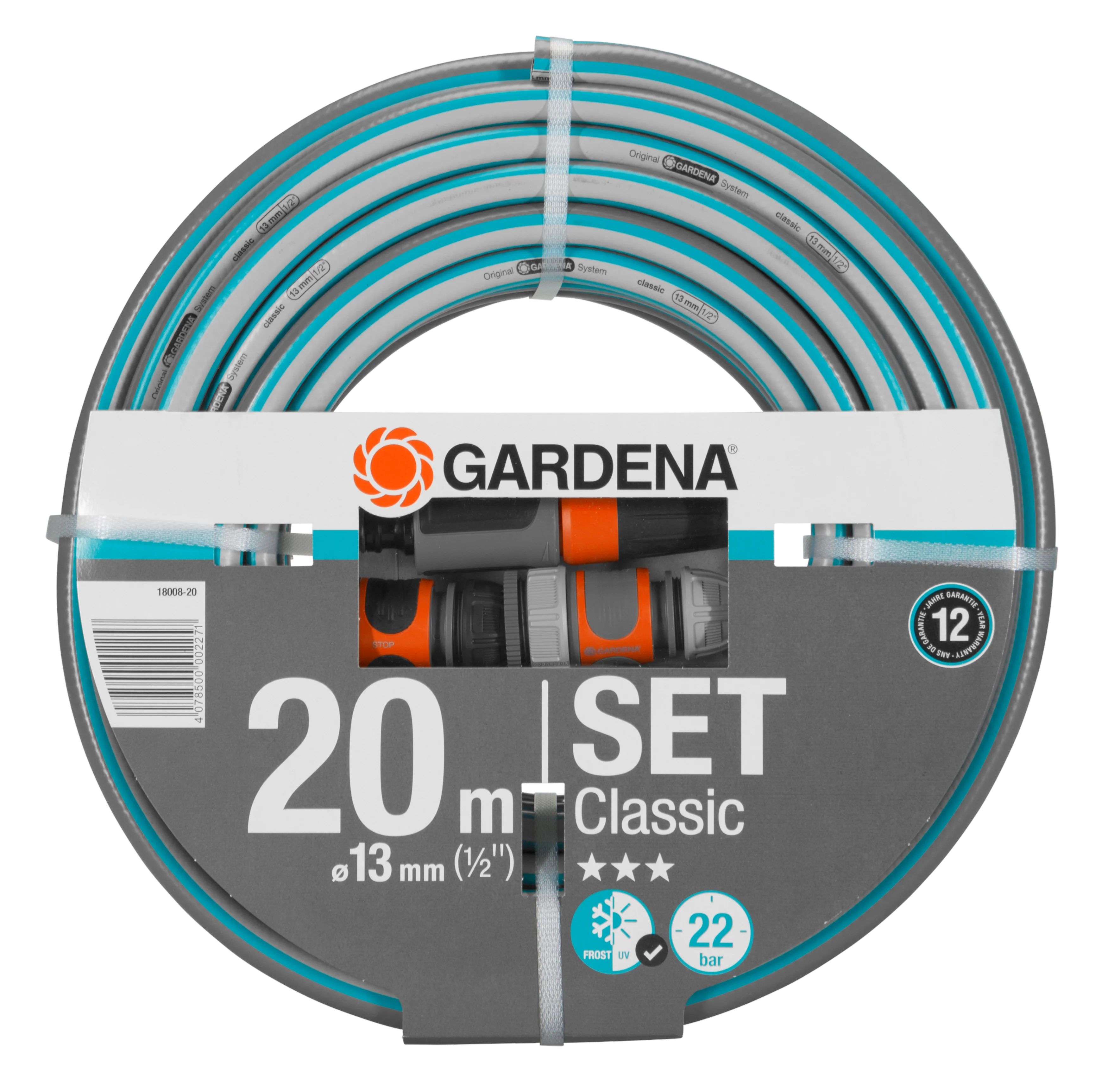 Schlauch Classic 20 Meter mit Systemteilen