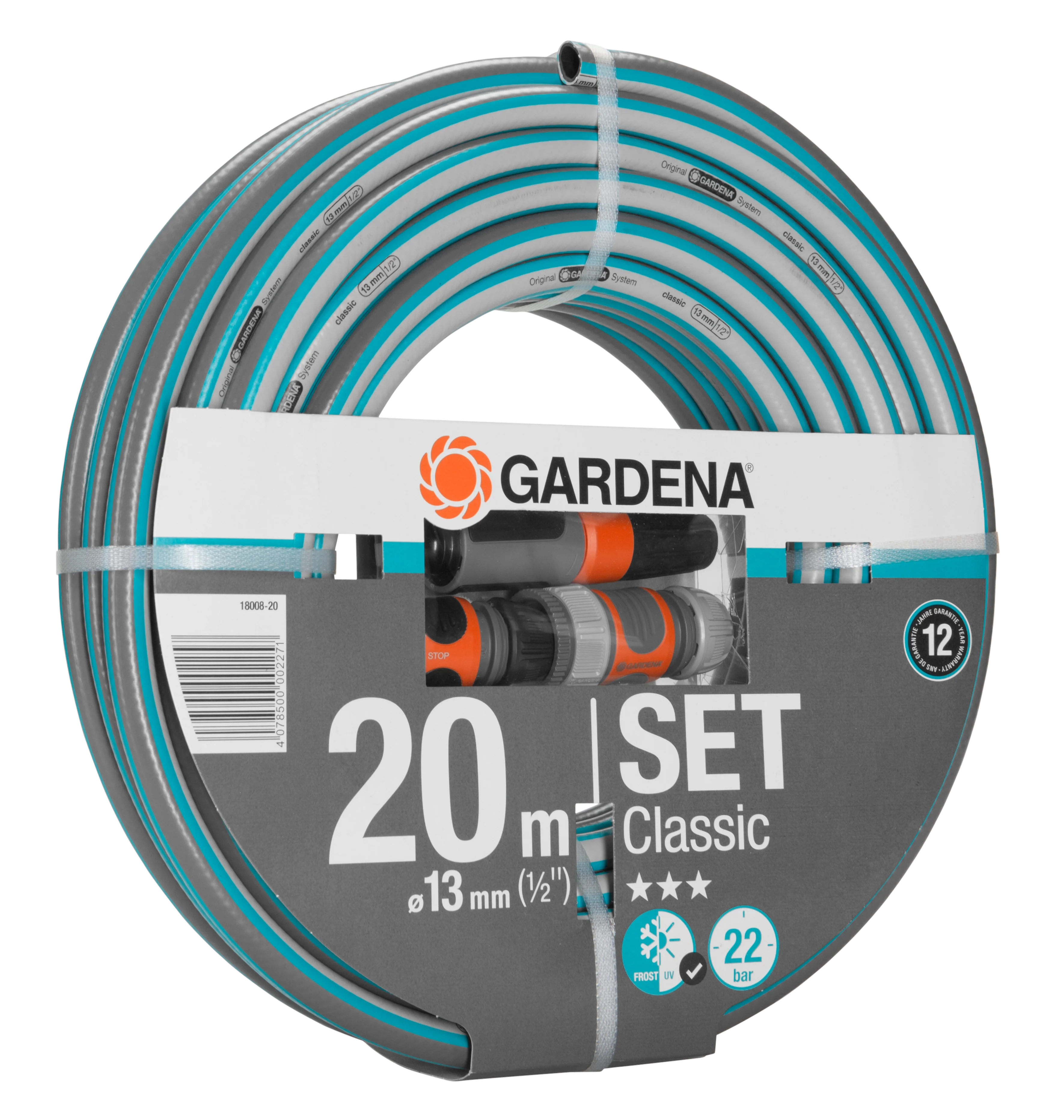 Schlauch Classic 20 Meter mit Systemteilen