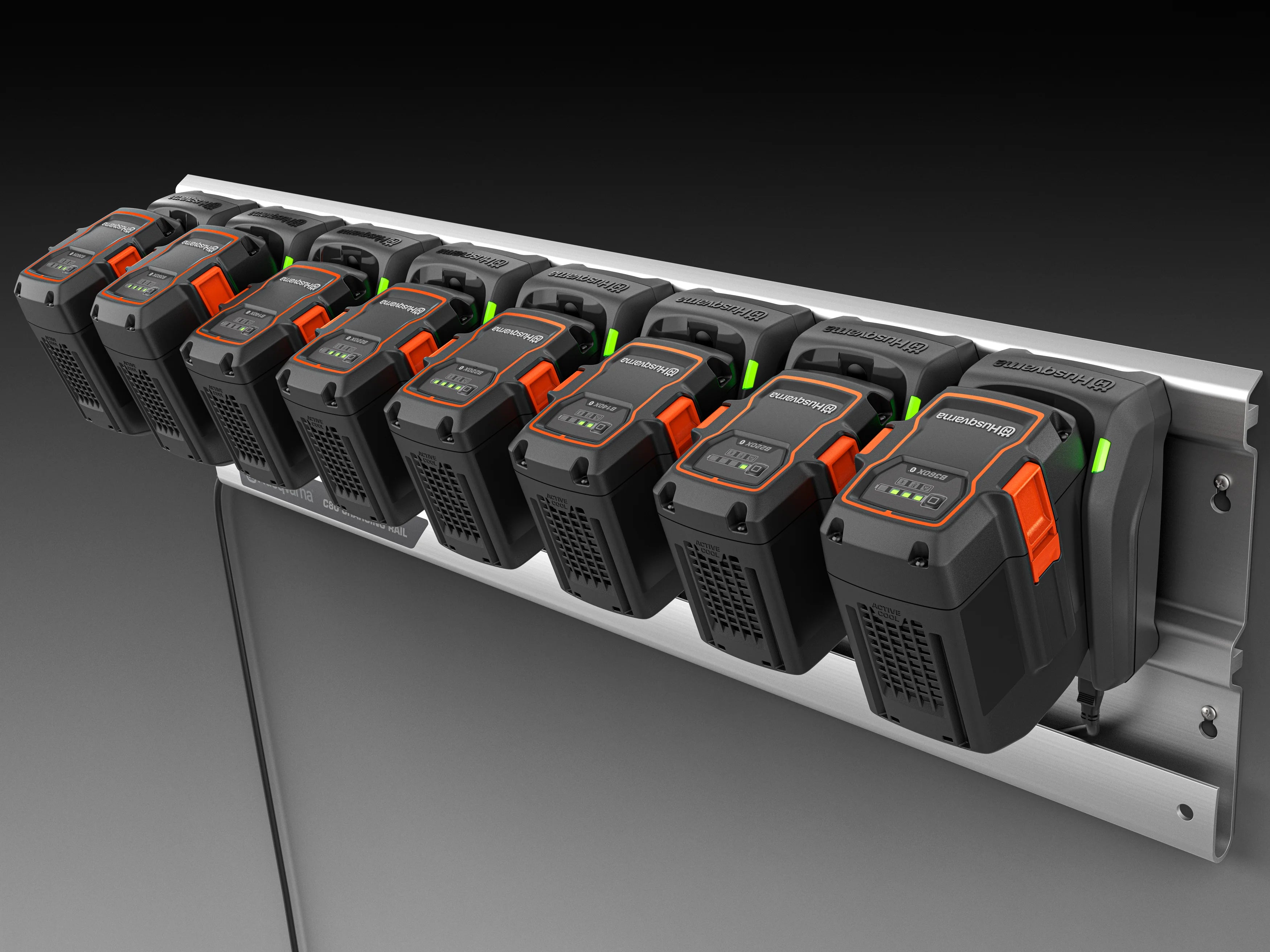 Akku Ladeschiene für C80 Ladegeräte