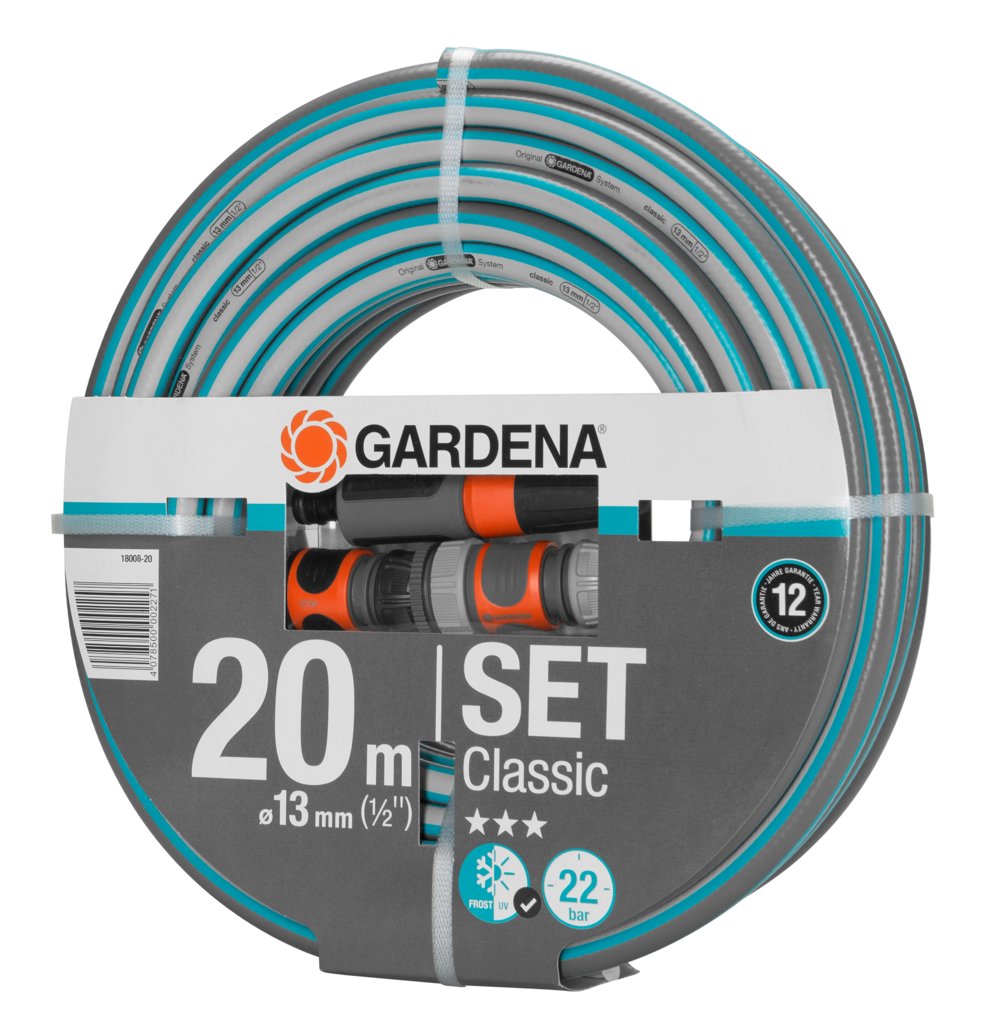 Schlauch Classic 20 Meter mit Systemteilen