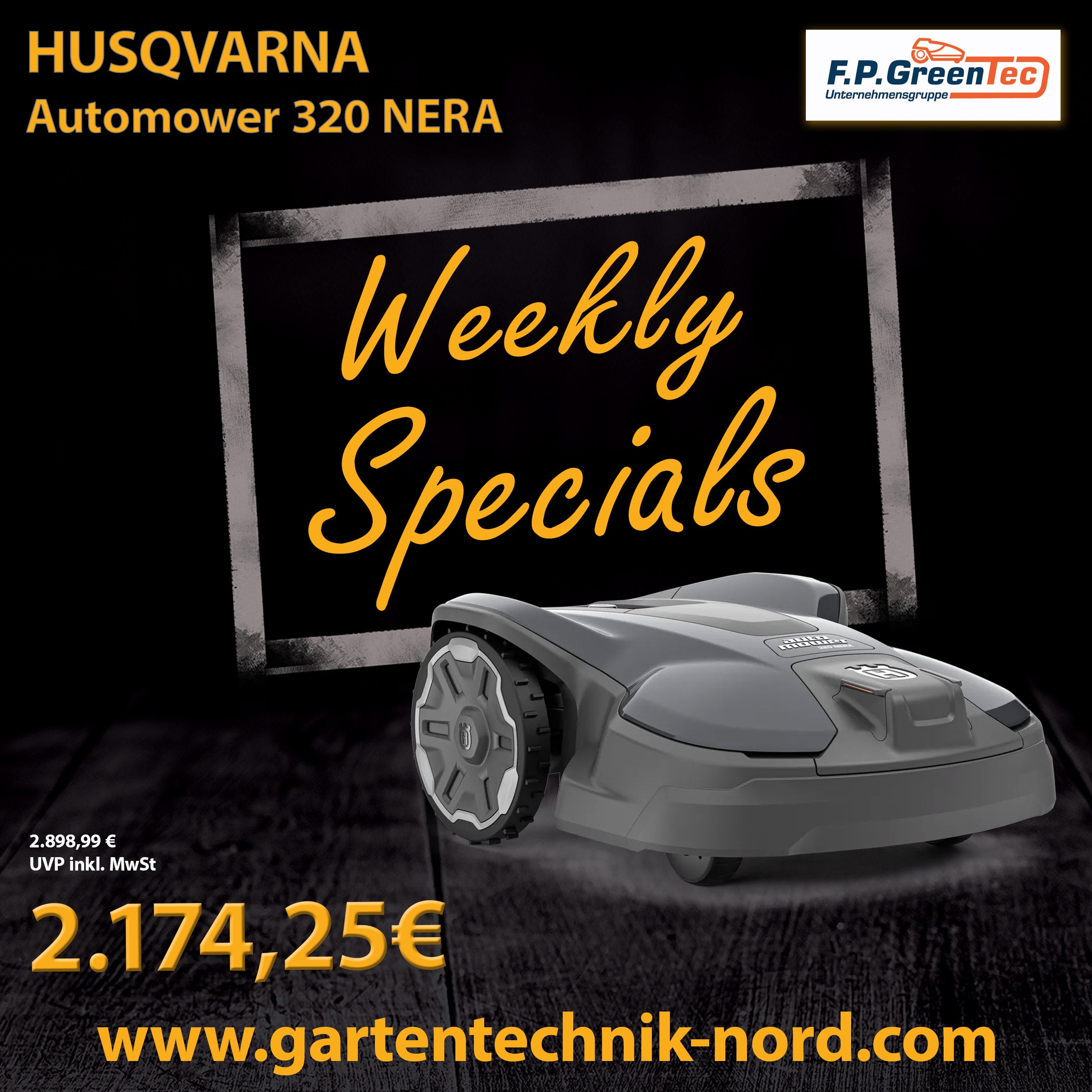 Husqvarna Automower® 320 NERA - Black Friday